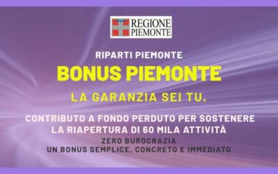Il BonusPiemonte: per averlo serve lo SPID.