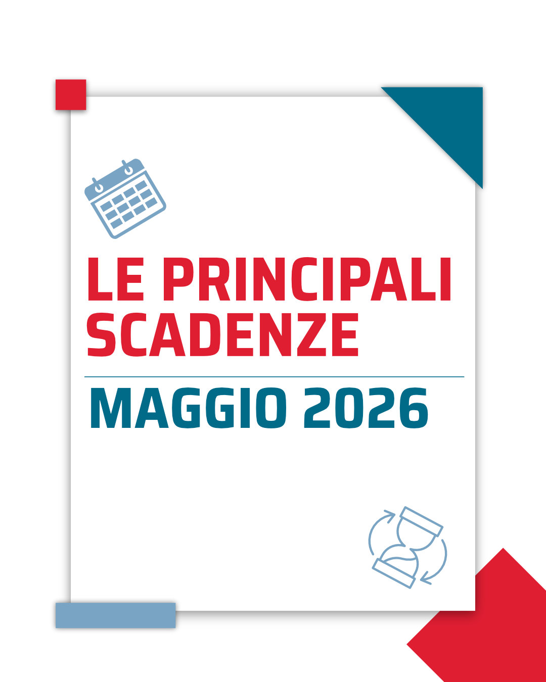 Scadenze fiscali mese di maggio 2026 Scadenze fiscali mese di maggio 2026
