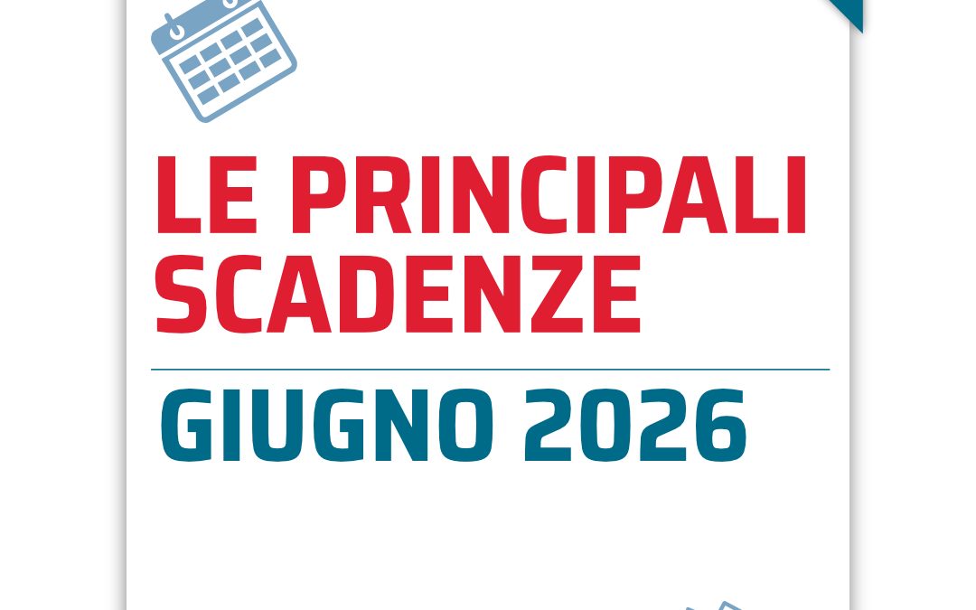 Scadenze fiscali mese di Giugno – 2026