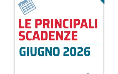 Scadenze fiscali mese di Giugno – 2026