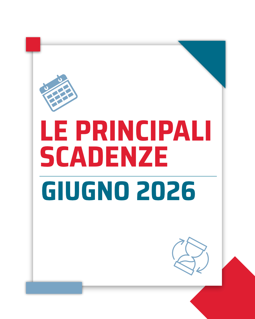 Scadenze fiscali mese giugno Scadenze fiscali mese giugno