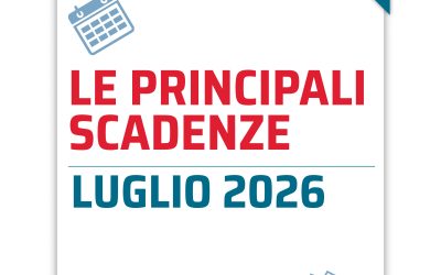 Scadenze fiscali mese di Luglio – 2026
