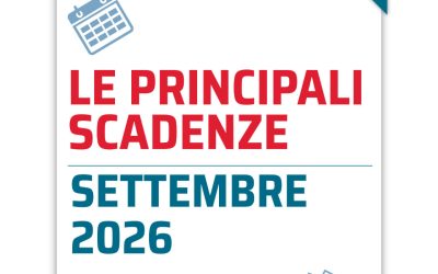 Scadenze fiscali mese di Settembre – 2026