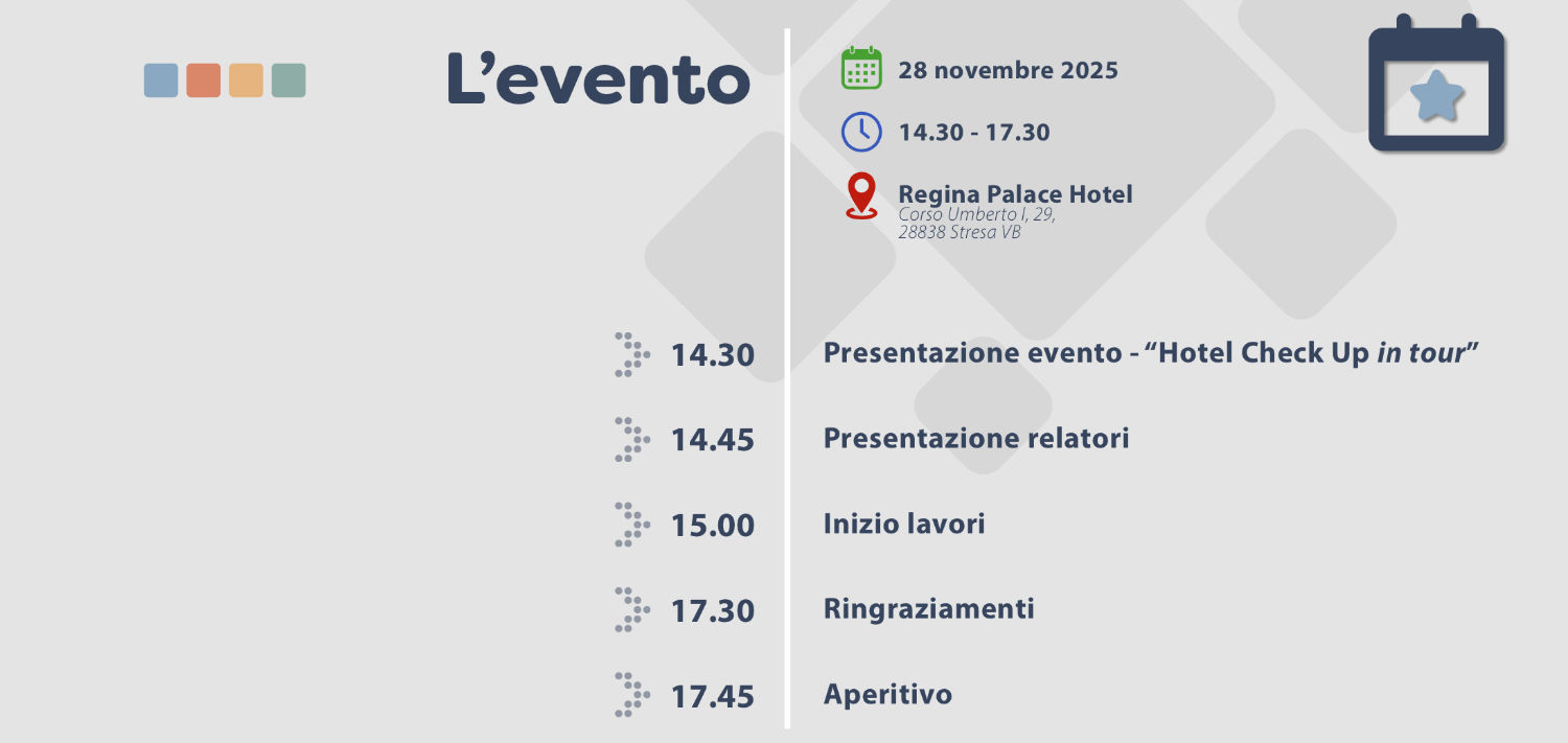 Evento STRESA 2025 formazione albergatori, campeggi, strutture ricettive - 2025 2026