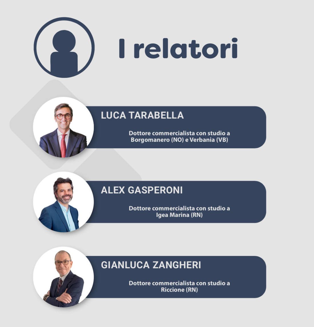 Relatori evento Hotel Checkup
