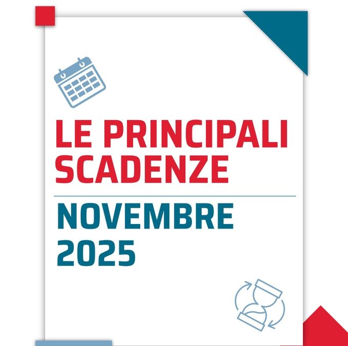 Scadenze fiscali mese di Novembre – 2025