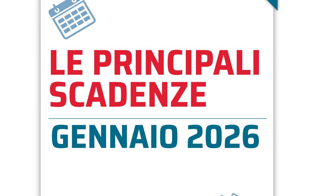 Scadenze fiscali mese di gennaio – 2026